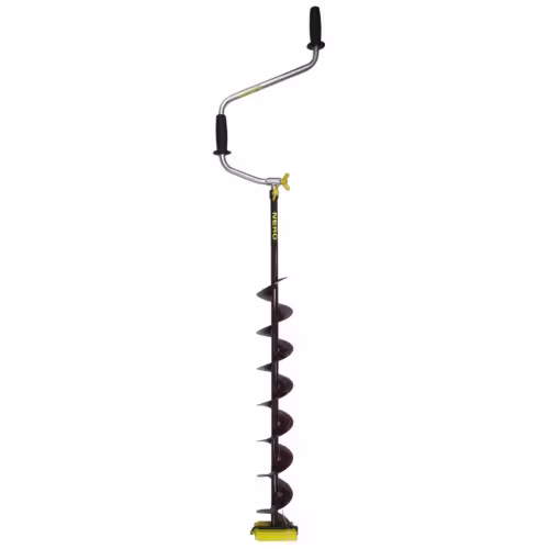 Ледобур ручной Волжанка Nero Sport 130T, бордовый