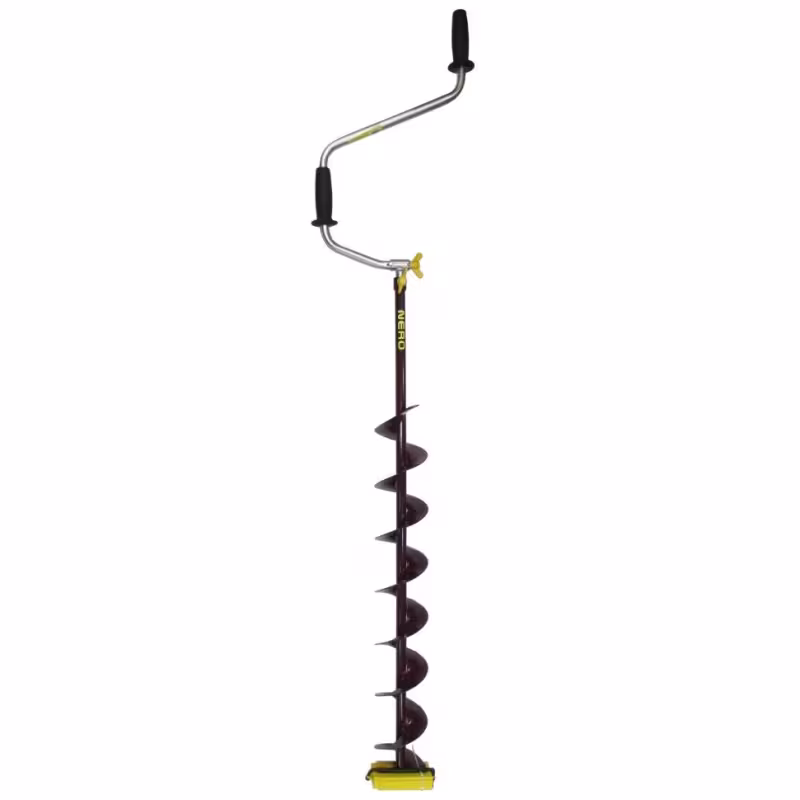 Ледобур ручной Волжанка Nero Sport 130T, бордовый