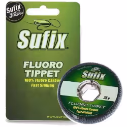 Леска флюорокарбоновая Sufix Fluoro Tippet 0.158 мм, 1.8 кг, 25 м
