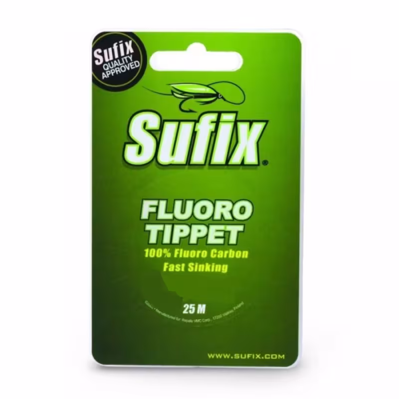 Леска флюорокарбоновая Sufix Fluoro Tippet 0.158 мм, 1.8 кг, 25 м