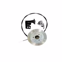 Тормоз в сборе с тросом,диском,рычагом,кронштейном и механизмом БТС