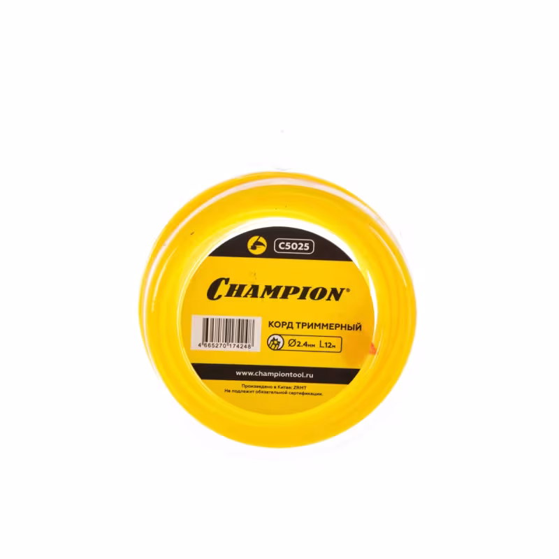 Корд триммерный Champion Star, звезда, 2,4мм*12м