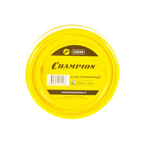 Корд триммерный Champion Star, звезда, 3,0мм*25м
