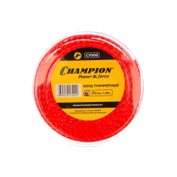 Корд триммерный Champion Twisted Square, витой квадрат, 2,4мм*40м