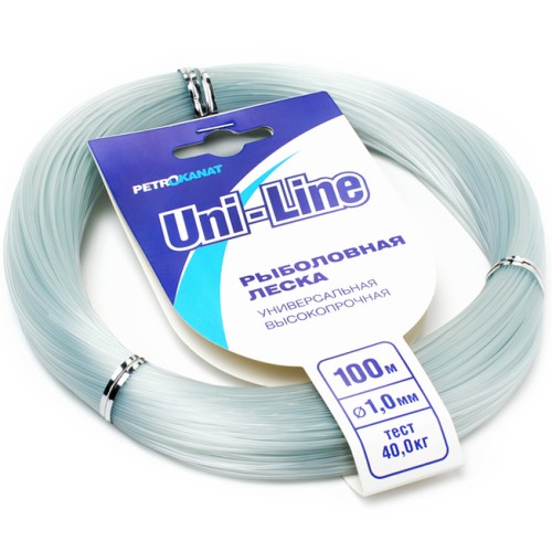 Леска монофильная Петроканат Uni-Line 1.8 мм, 120 кг, 100 м