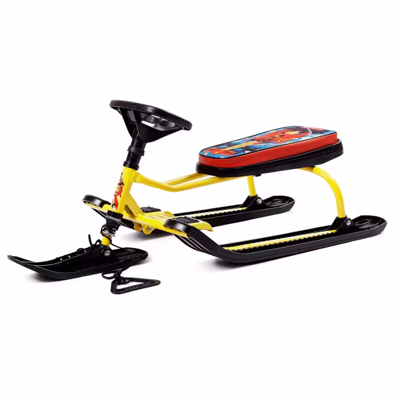 Снегокат Nika Kids Тимка Спорт 2 F1, желтый/черный