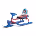 Снегокат со спинкой Nika Kids Тимка Спорт 4-1 Sportcar, красный/синий