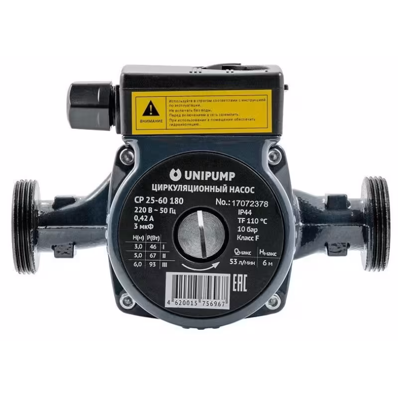 Насос циркуляционный Unipump CP 25-60-180