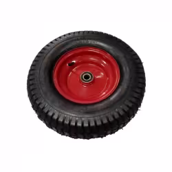 Колесо пневматическое для тачки 6.50-8, 50/20 мм, несимметричная ступица