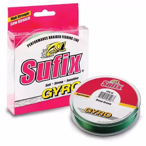 Леска плетеная Sufix Gyro Braid 0.21 мм, 11.9 кг, 135 м