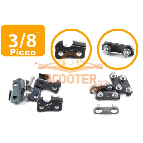 Зуб режущий STIHL Picco Micro 3/8