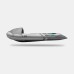 Надувная лодка ПВХ Gladiator C400AL, пайол алюминиевый, светло-серый/темно-серый