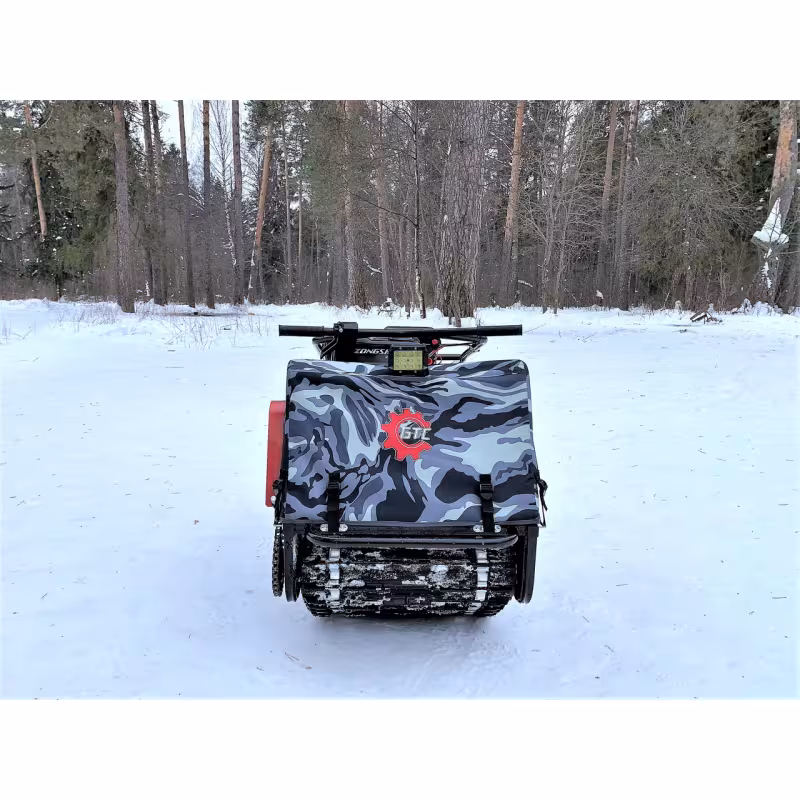 Мотобуксировщик БТС Хит 500 15 л.с., катки, ручной запуск