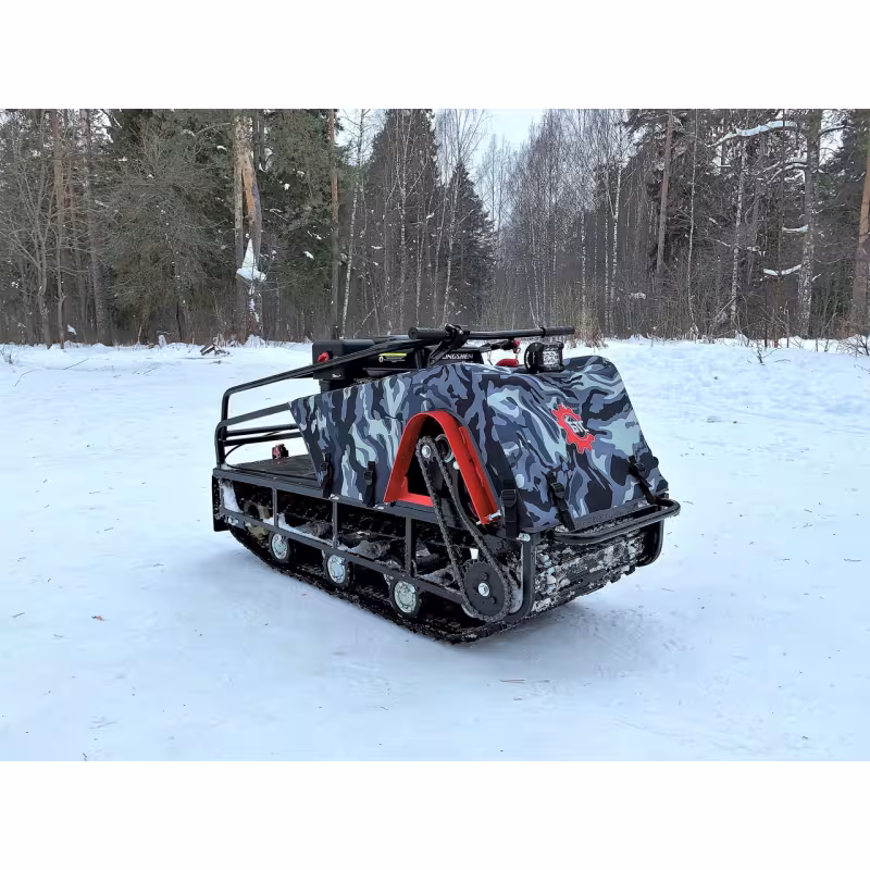 Мотобуксировщик БТС Хит 500 15 л.с., катки, ручной запуск