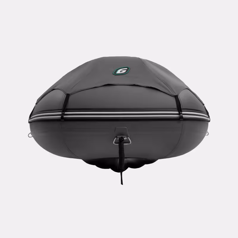 Надувная лодка ПВХ Gladiator Air PRO E420PRO, НДНД, темно-серый