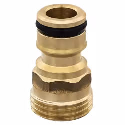 Штуцер для шланга Quattro Elementi, наружная резьба 1/2" - БРС папа