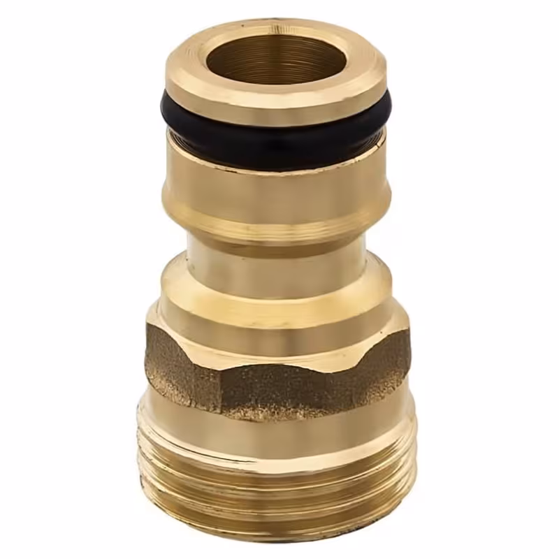 Штуцер для шланга Quattro Elementi, наружная резьба 1/2" - БРС папа