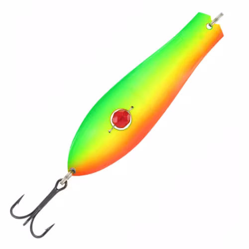 Блесна Kuusamo Professor 1, 115/36 (бусинка) GR/FYe/FR-S,UV