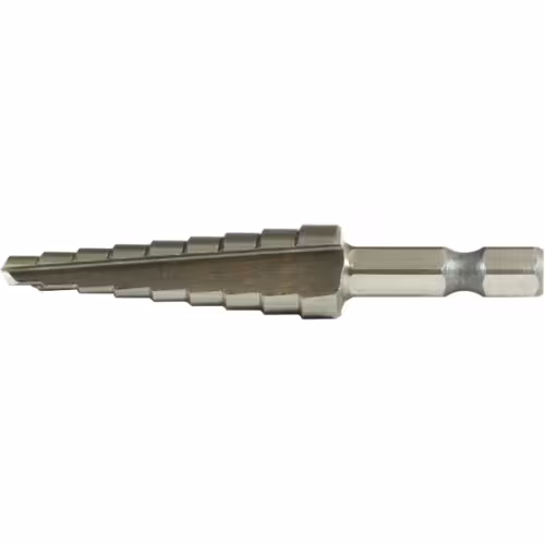 Сверло по металлу ступенчатое 4-12мм HSS POBEDIT