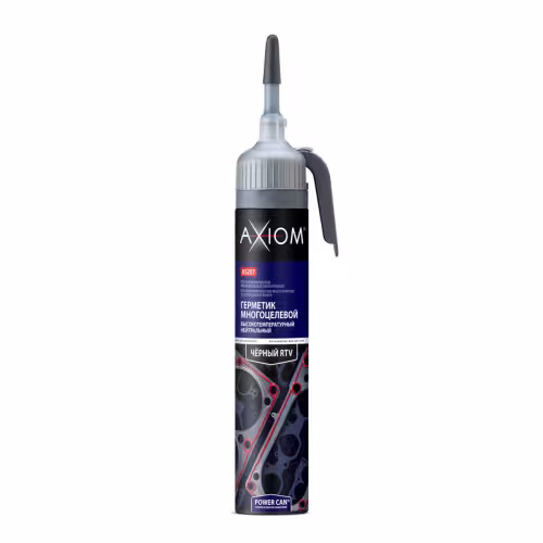 Герметик силиконовый Axiom AS207, 0,2 л, черный 