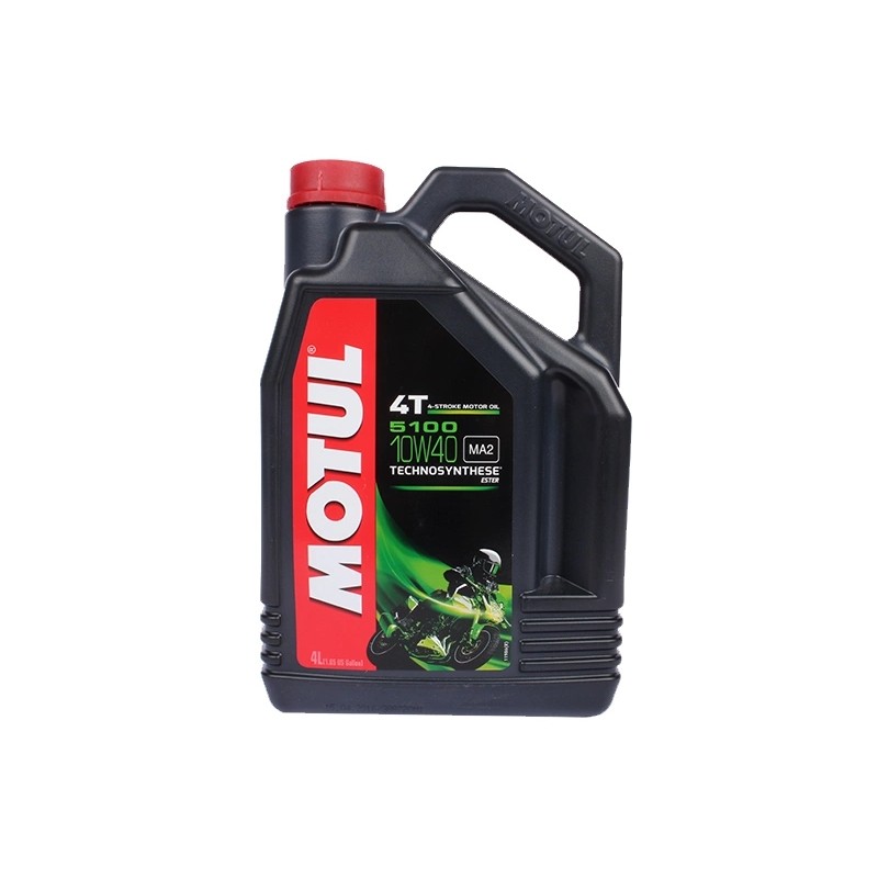 Масло моторное полусинтетическое для 4Т мотоциклов Motul 5100 10W40, 4л