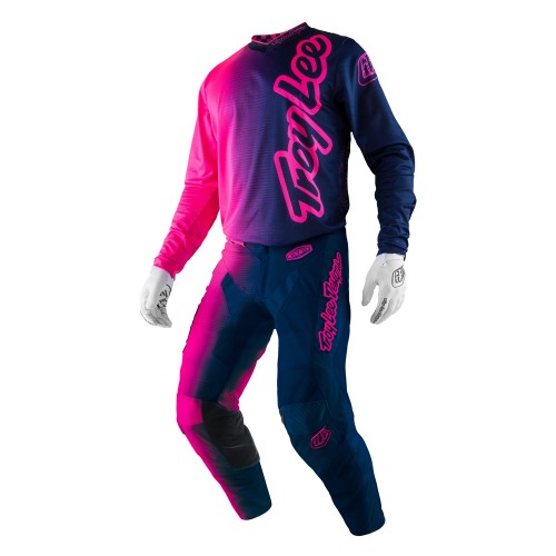 Мотокостюм мужской Troy Lee Designs GP Air Racing, фиолетовый/розовый, размер M