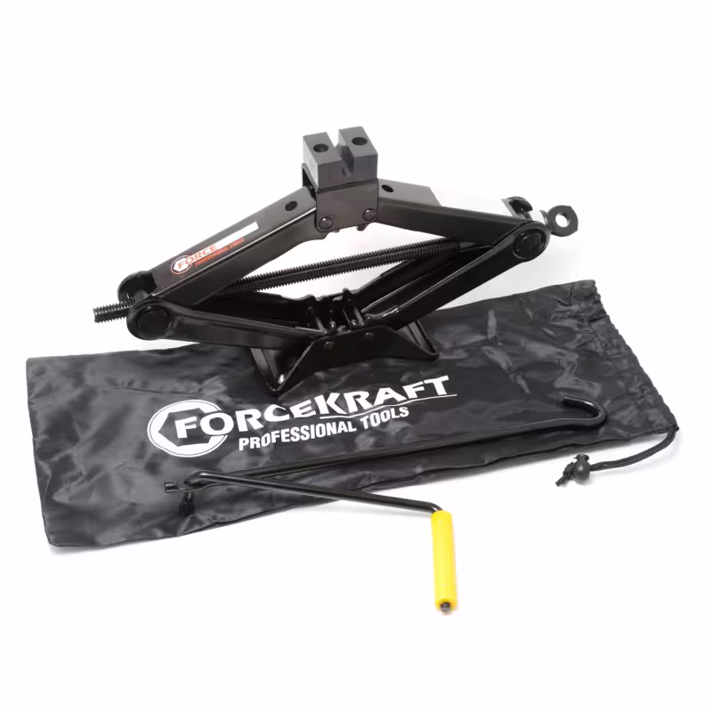 Домкрат ромбический механический Forcekraft 10152, 2 т