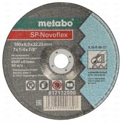 Круг зачистной по металлу 180х6,0х22,2 METABO SP-Novoflex RU