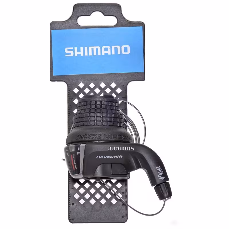 Рукоятка переключения передач левая Shimano Tourney Revoshift SL-RS35 ASLRS35LSBT, 3 скорости, 22.2 мм