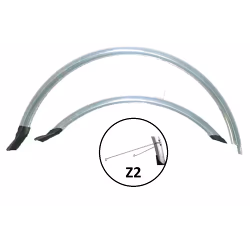 Крылья для городского велосипеда 26" Forward FVD26HN12silver, серебристый