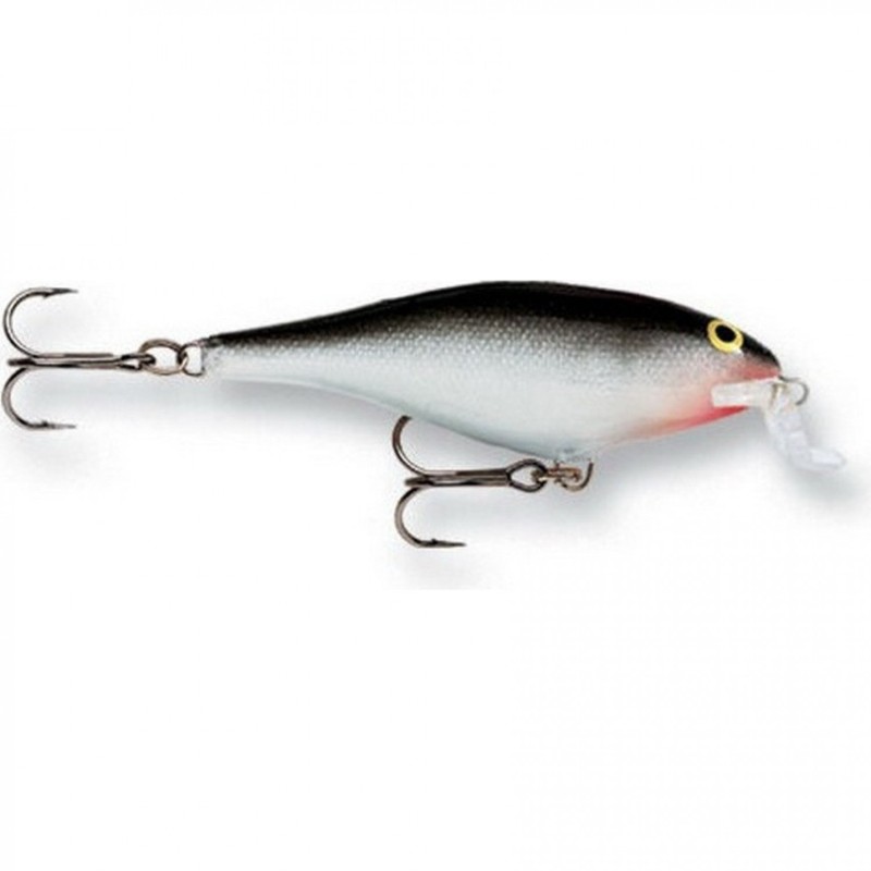 Воблер плавающий Rapala Shallow Shad Rap SSR09-S, 90 мм, 12 г, цвет S