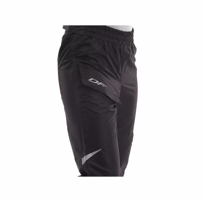 Брюки-дождевики мужские Dragonfly Evo, нейлон, черный, 146-152 см