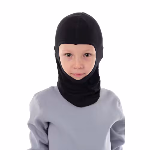 Подшлемник-балаклава детский Dragonfly Стандарт 3D, ткань PowerDry, черный