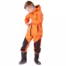 Костюм-дождевик детский Dragonfly Evo Kids, нейлон, оранжевый/черный, 128-134 см