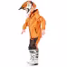 Костюм-дождевик детский Dragonfly Evo Kids, нейлон, оранжевый/черный, 128-134 см