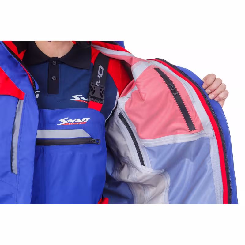 Куртка мужская Dragonfly Quad PRO,  синий/красный, размер L, 182 см