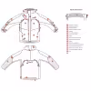 Мотокуртка мужская Dragonfly Quad PRO, синий/красный, размер L, 182 см