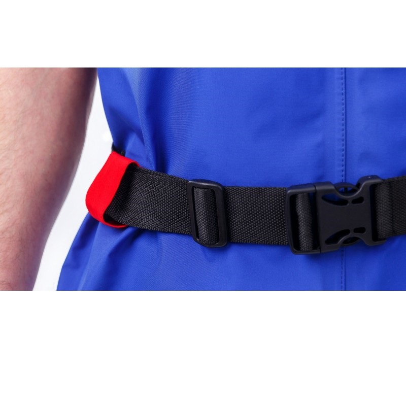 Полукомбинезон-вейдерсы Dragonfly Quad PRO, мембрана FineTex, красный/синий, размер M, 176 см