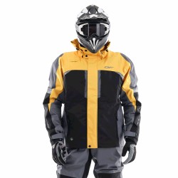 Куртка мужская Dragonfly Quad PRO, мембрана, желтый/серый, размер XXL, 188 см