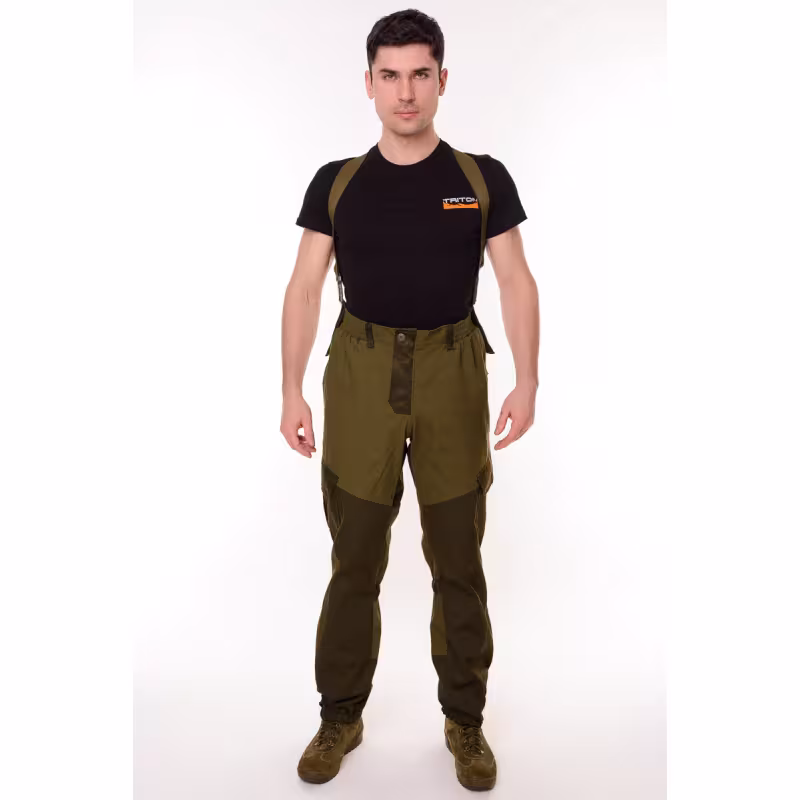 Костюм мужской OneRus Горный, ткань Палатка, хаки, размер 52-54 (L), 182-188 см