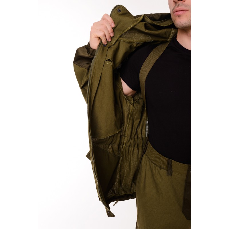 Костюм мужской OneRus Горный, ткань Палатка, хаки, размер 52-54 (L), 182-188 см