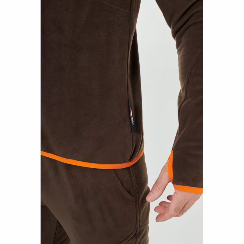 Костюм мужской Triton Gear Shooter, флис, коричневый, размер M