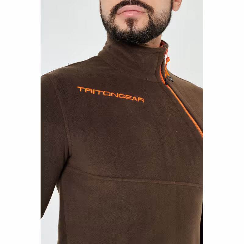 Костюм мужской Triton Gear Shooter, флис, коричневый, размер M