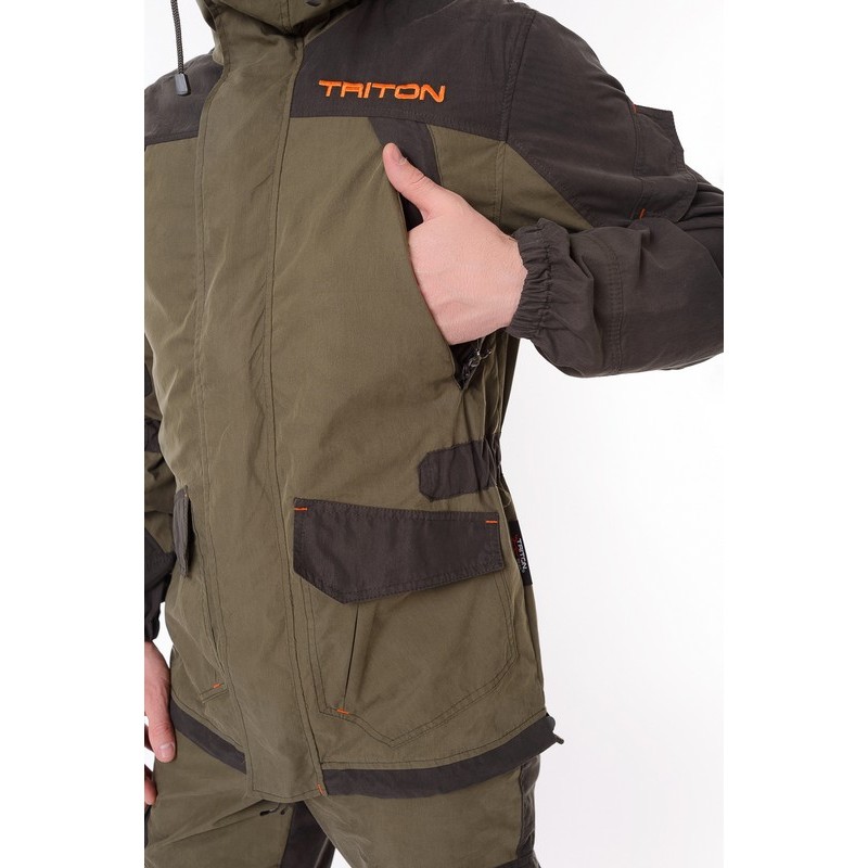 Костюм мужской Triton Gear Gorka, хлопок, хаки, размер 52-54 (L), 170-176 см