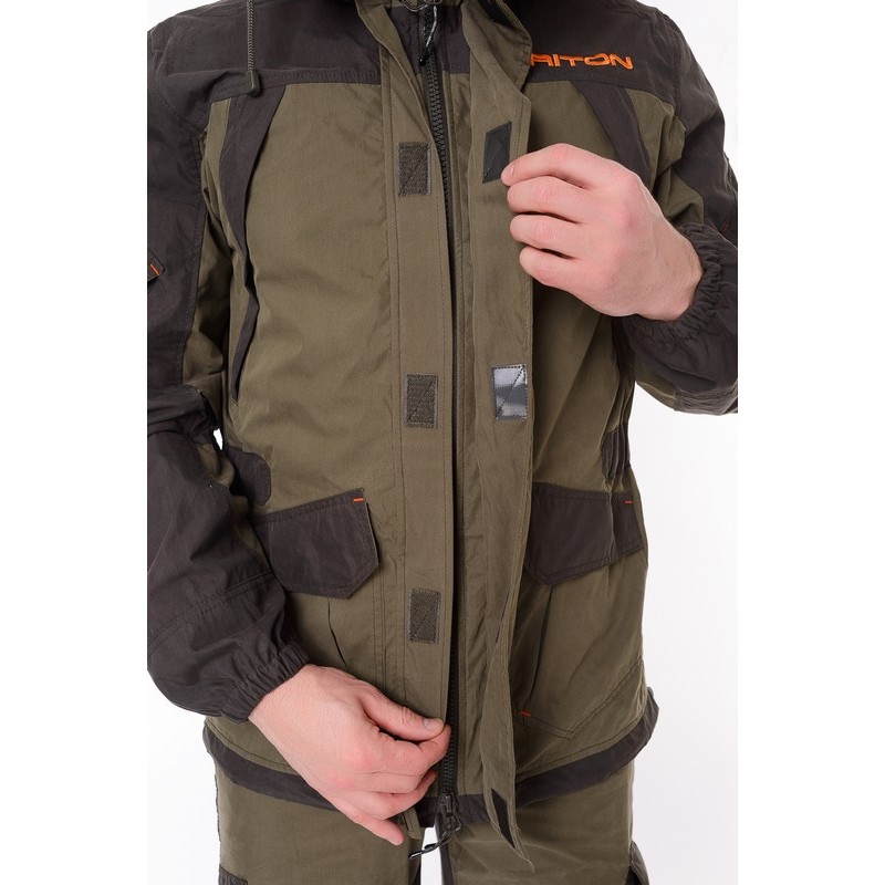 Костюм мужской Triton Gear Gorka, хлопок, хаки, размер 60-62 (XXL), 170-176 см