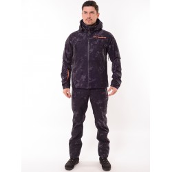 Костюм мужской Triton Gear PRO, ткань Софтшелл, серо-черный камуфляж, размер 52-54 (L), 170-176 см