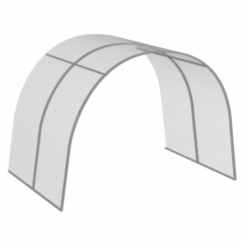 Удлинитель каркаса теплицы усиленный, 2х3х2 м, шаг 1 м