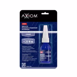 Фиксатор резьбы разъемный Axiom AS301, 10 мл, синий