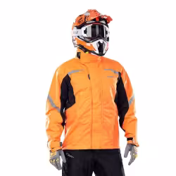 Куртка-дождевик мужская Dragonfly Evo, мембрана, оранжевый, размер S, 170 см