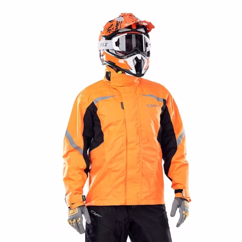 Куртка-дождевик мужская Dragonfly Evo, мембрана, оранжевый, размер M, 176 см